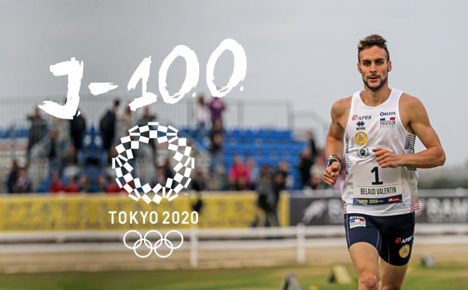 100 days to go to the Tokyo Olympic Games for pentathlete Valentin Belaud, supported by APRR