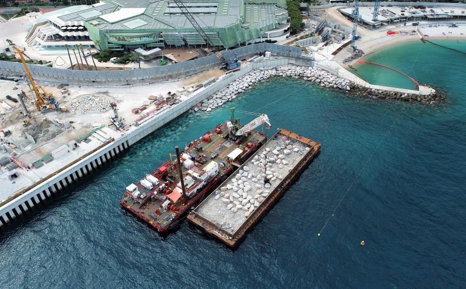 Eiffage Génie Civil Marine timely delivers in Monaco