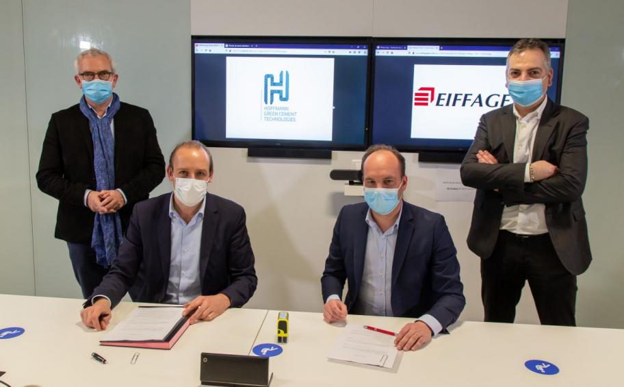 Hoffmann Green Cement Technologies signe un contrat de fourniture de ciment de 3 ans avec Eiffage Génie Civil