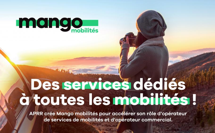 APRR lance Mango mobilités, sa marque de services