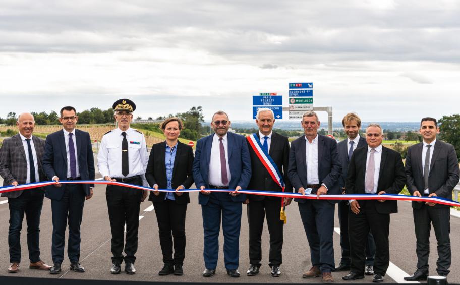 A71: opening of the new Montmarault interchange