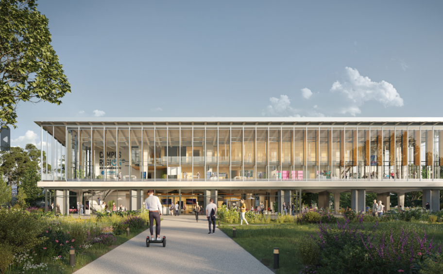 Eiffage Construction mènera les travaux de réhabilitation pour agrandir le Campus du numérique de la Région Auvergne Rhône-Alpes