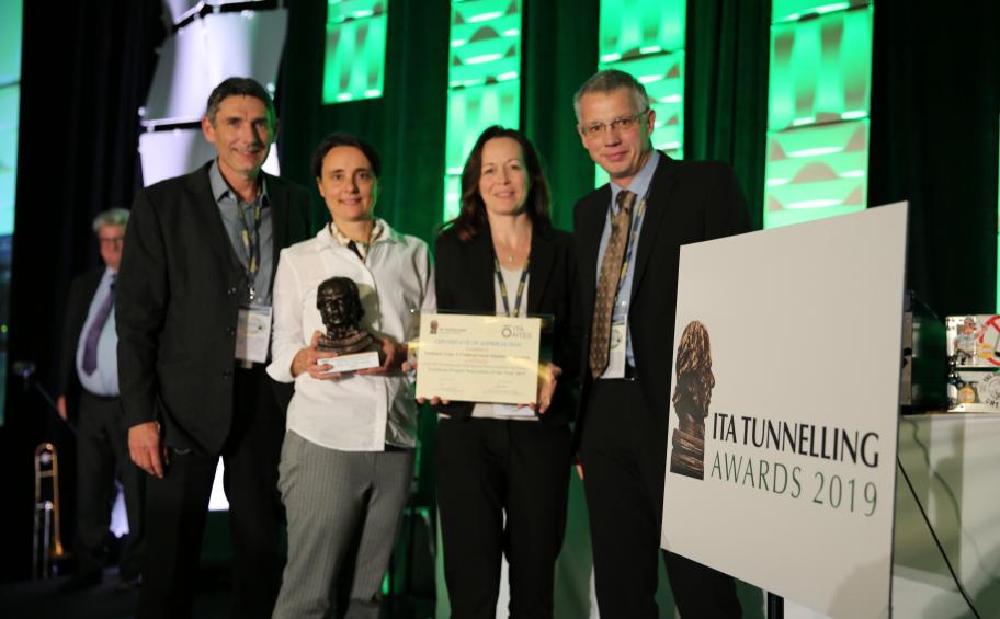 Un ITA Tunnelling Award attribué au projet Ligne A XXL
