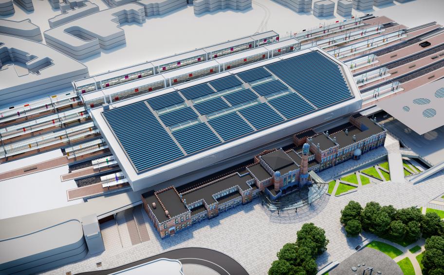 Eiffage remporte en groupement la transformation de la gare de Gand-Saint-Pierre en Belgique