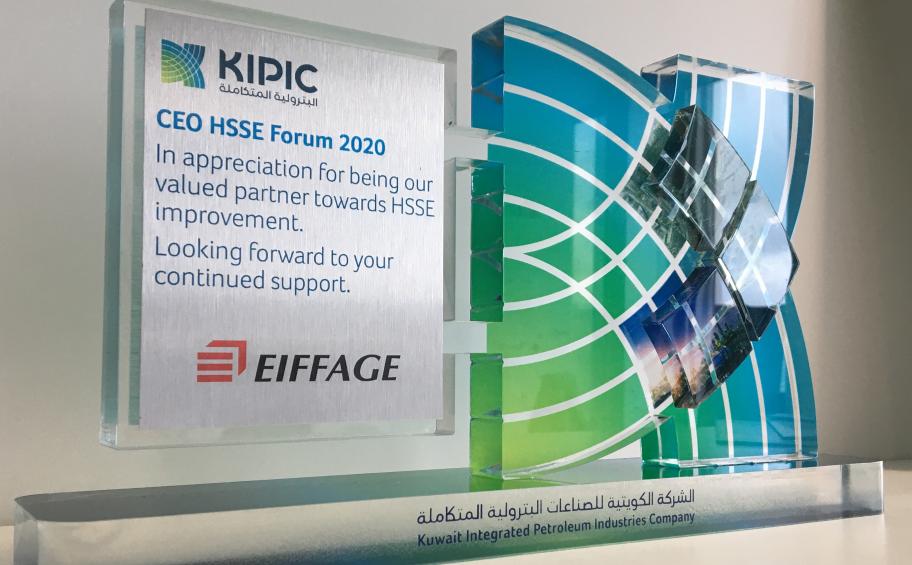 Eiffage Génie Civil Marine HSSE commitment for the Al Zour commissioning phase of the Project with its client KIPIC