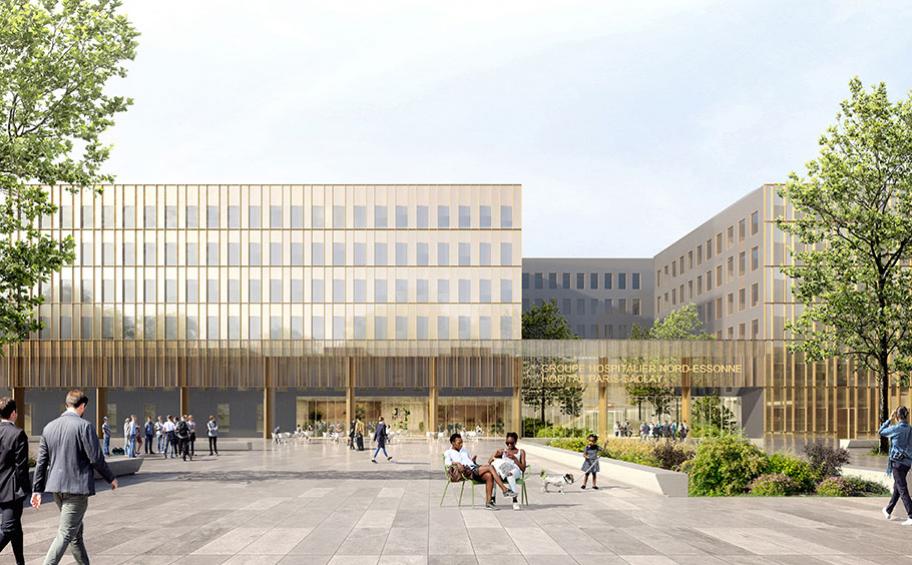Eiffage remporte le contrat pour la conception, la réalisation et la maintenance  de l’hôpital Paris-Saclay