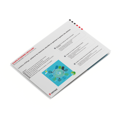 Couverture de la Charte économie circulaire Eiffage